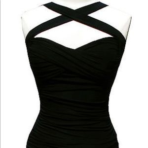 Pink criss cross soft pink top